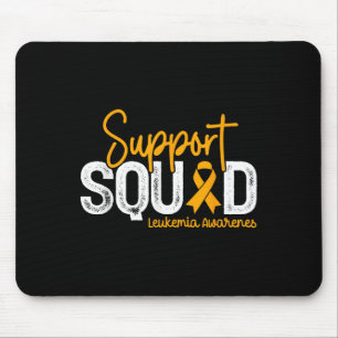 Unterstützung von Squad Orange Ribbon Cancer Leuke Mousepad