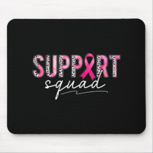 Unterstützung von Squad Pink Leopard Ribbon Breast Mousepad