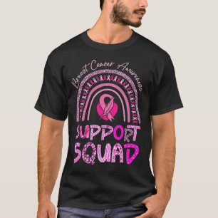 Unterstützung von Squad Pink Rainbow Leopard Brust T-Shirt