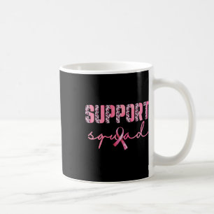 Unterstützung von Squad Pink Ribbon Leopard Brustk Kaffeetasse