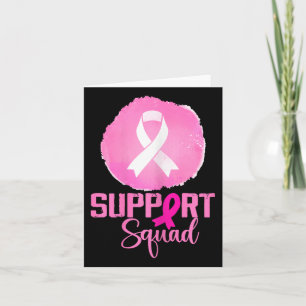 Unterstützung von Squad Pink Support Squad BreastC Karte