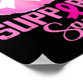 Unterstützung von Squad Pink Support Squad BreastC Poster (Ecke)