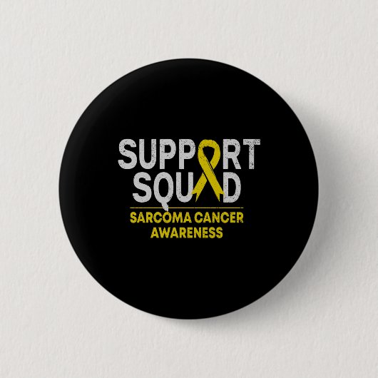 Unterstützung von Squad Sarcoma Cancer Awareness Y Button (Vorderseite)