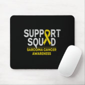 Unterstützung von Squad Sarcoma Cancer Awareness Y Mousepad (Mit Mouse)