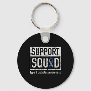Unterstützung von Squad Typ 1 Diabetes Awareness R Schlüsselanhänger
