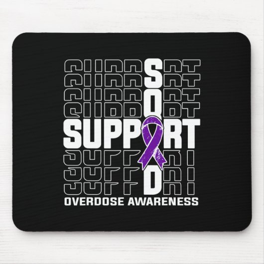 Unterstützung von Squad-Überdosierungs-Bewusstsein Mousepad (Vorne)
