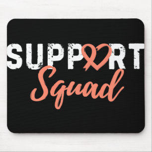 Unterstützung von Squad Uteruskrebs-Liebe Herz-Pea Mousepad