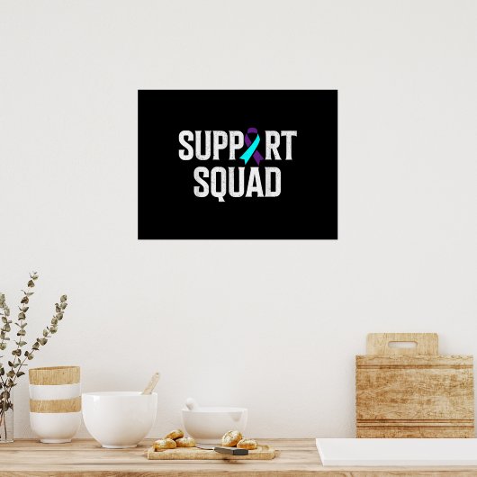 Unterstützung von Squad zur Unterstützung der Suiz Poster (Küche)