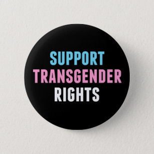 Unterstützung von Transgender-Rechten Button