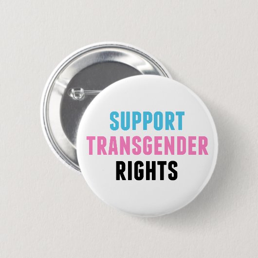 Unterstützung von Transgender-Rechten - Trans Prid Button (Vorne & Hinten)