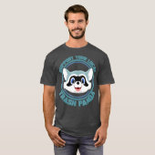 Unterstützung von Trash Panda Geschenk für Raccoon T-Shirt (Vorne ganz)
