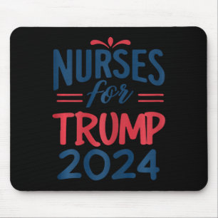 Unterstützung von Trump 2024 für die Wiederwahl vo Mousepad