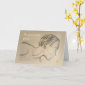 Unterstützung von Typ durch uns Karte (Gelbe Blume)