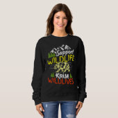 Unterstützung von Wildlife Raise Boys Wild Kids Ma Sweatshirt (Vorne ganz)