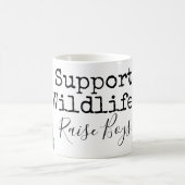 Unterstützung von Wildtieren, Heben von Jungen. Kaffeetasse (Mittel)