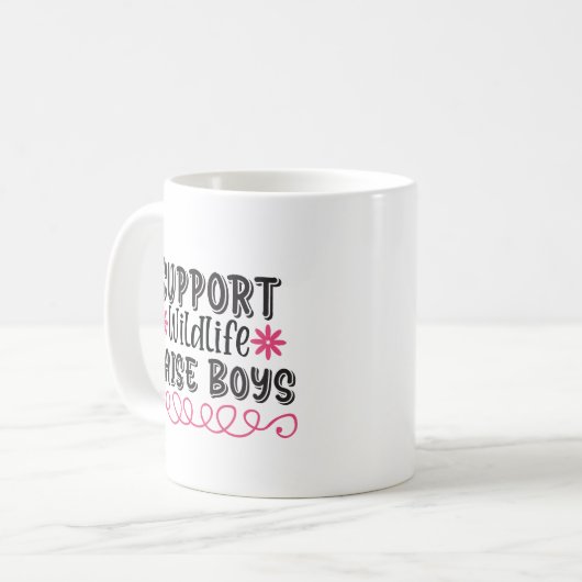 Unterstützung von Wildtieren, Raubtiere Kaffeetasse (Vorderseite Links)