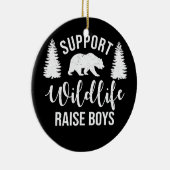 Unterstützung Wildlife Rays Sons Funny Mama Vater Keramik Ornament (Rechts)