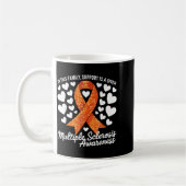 Unterstützung wird Ms Warrior Multiple Sklerose Aw Kaffeetasse (Links)