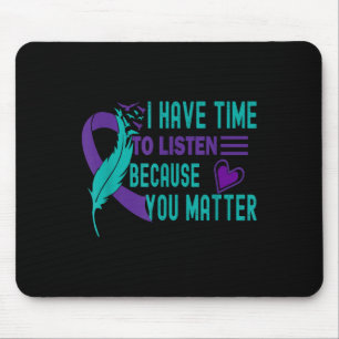 Unterstützung zur Sensibilisierung für Suizidpräve Mousepad