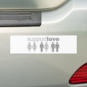 UnterstützungLiebe Autoaufkleber (Auf Auto)