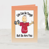 Unterstützungs-Stärkekarte für ihn Karte (Vorderseite)