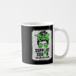 Unterstützungsgruppe Messy Bun Warrior Grüne Geist Kaffeetasse