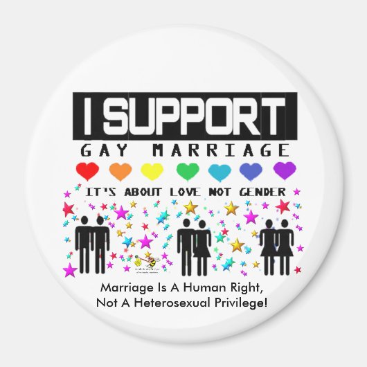 Unterstützungsheiratung Magnet (Vorne)