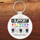 Unterstützungsheiratung Schlüsselanhänger (Vorderseite)