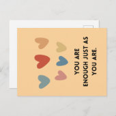 Unterstützungskarte Postkarte (Vorne/Hinten)