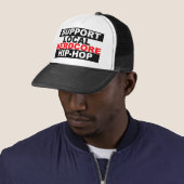 Unterstützungslokaler Nerdcore Hip-Hop-Hut Truckerkappe (Beispiel)