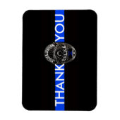 UNTERSTÜTZUNGSPOLITIK DANKT, DASS SIE BLUE LINE MA MAGNET (Vertikal)