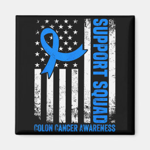 Unterstützungsteam Amerikanische Flagge USA Darmkr Magnet