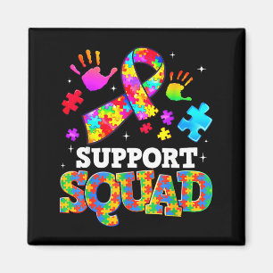 Unterstützungsteam Autism Awareness Band Familie M Magnet