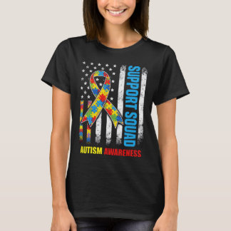 Unterstützungsteam Autismus Band Bewusstsein USA-F T-Shirt