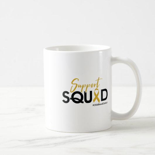 Unterstützungsteam - Bewusstsein für Kinderkrebs 1 Kaffeetasse (Rechts)