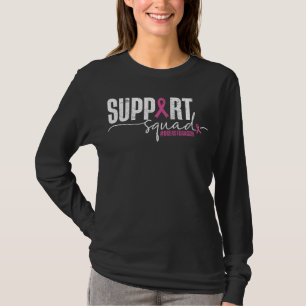 Unterstützungsteam Brustkrebsbewusstsein T-Shirt