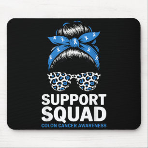 Unterstützungsteam Darmkrebsbewusstsein Unordentli Mousepad
