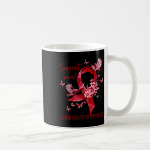 Unterstützungsteam Gehirnaneurysma-Bewusstsein Kaffeetasse