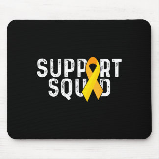 Unterstützungsteam _ gelbes Band _ Kinderkrebs Mousepad