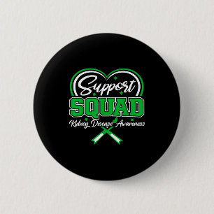 Unterstützungsteam grüne Schleife Schmetterling pk Button