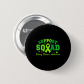 Unterstützungsteam grüne Schleife Schmetterling PK Button (Vorne & Hinten)