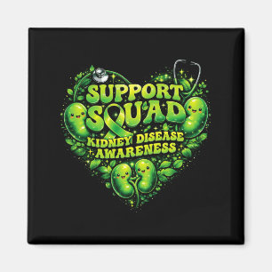 Unterstützungsteam grüne Schleife Schmetterling pk Magnet