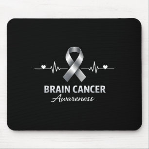 Unterstützungsteam Hirnkrebsbewusstsein Hirntumor Mousepad