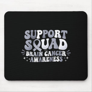 Unterstützungsteam Hirnkrebsbewusstsein Hirntumor Mousepad