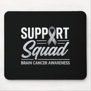 Unterstützungsteam Hirnkrebsbewusstsein Hirntumor Mousepad