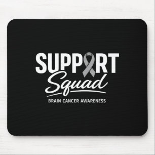 Unterstützungsteam Hirnkrebsbewusstsein Hirntumor Mousepad