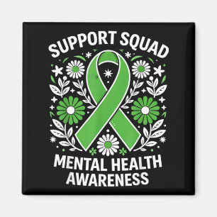 Unterstützungsteam Mental Health Awareness Monat G Magnet