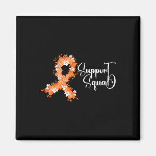 Unterstützungsteam Orange Band Leukämie Blutkrebs  Magnet