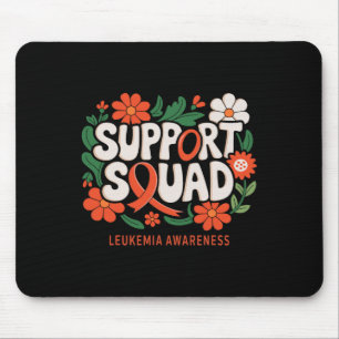 Unterstützungsteam Orange Band Leukämie Blutkrebs  Mousepad