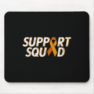 Unterstützungsteam Orange Band Leukämie Blutkrebs  Mousepad